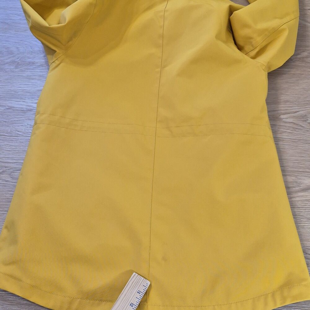 Pendleton Rain Jacket Womens Medium Yellow Waterproof Full Zip Softshell Hooded - Picture 11 of 12